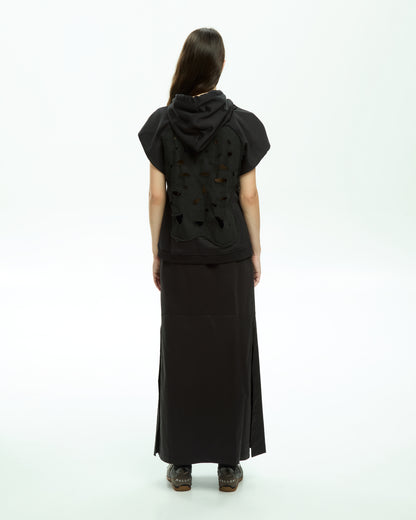 MLO Jersey con cappuccio NERO