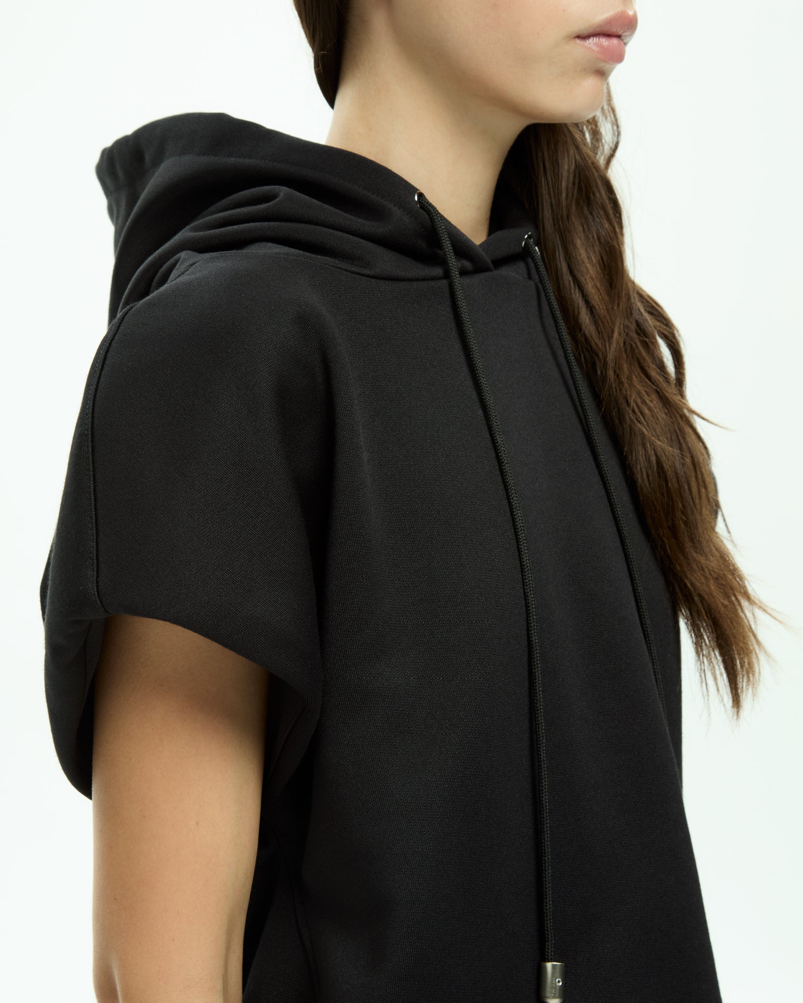 MLO Jersey con cappuccio NERO