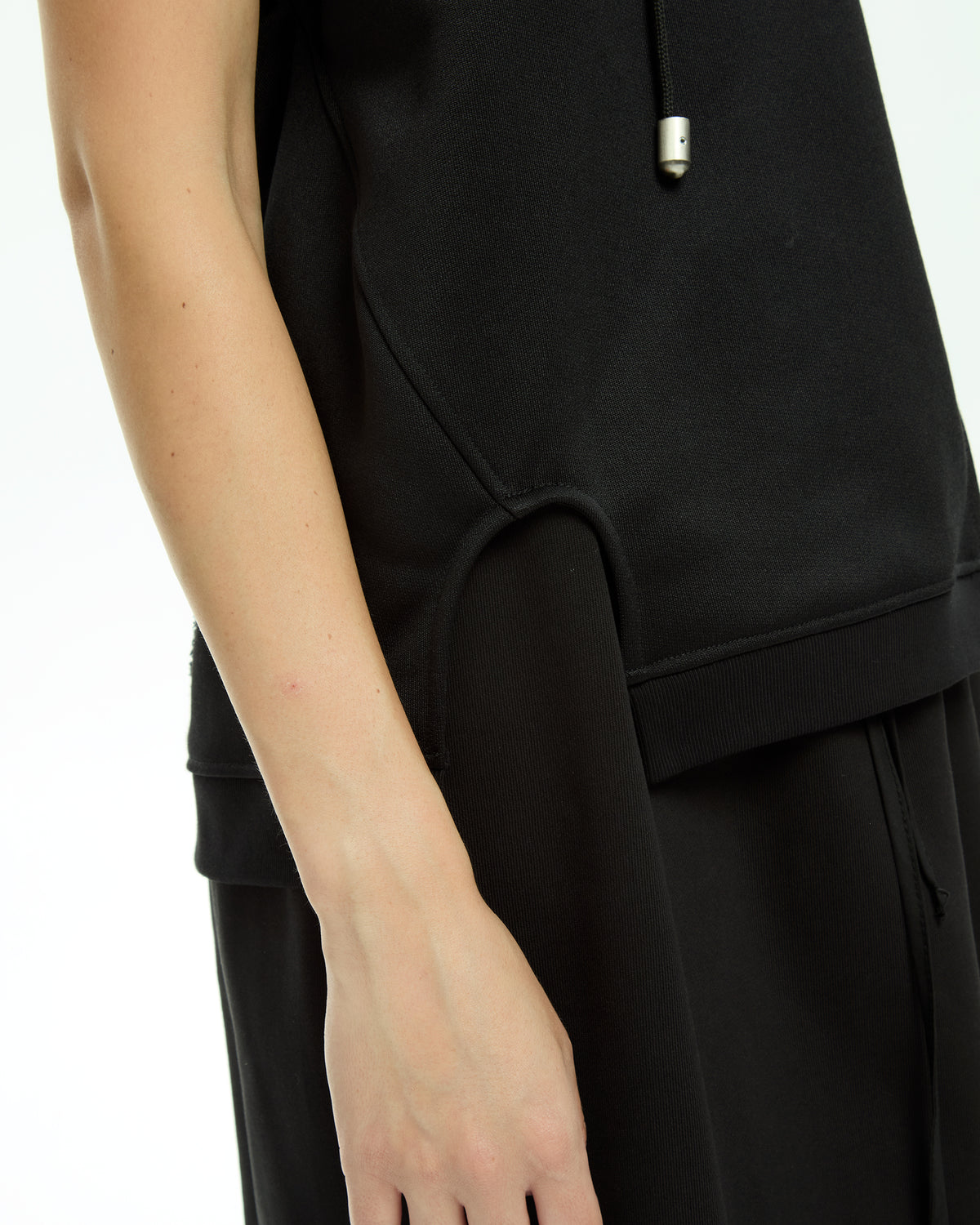MLO Jersey con cappuccio NERO