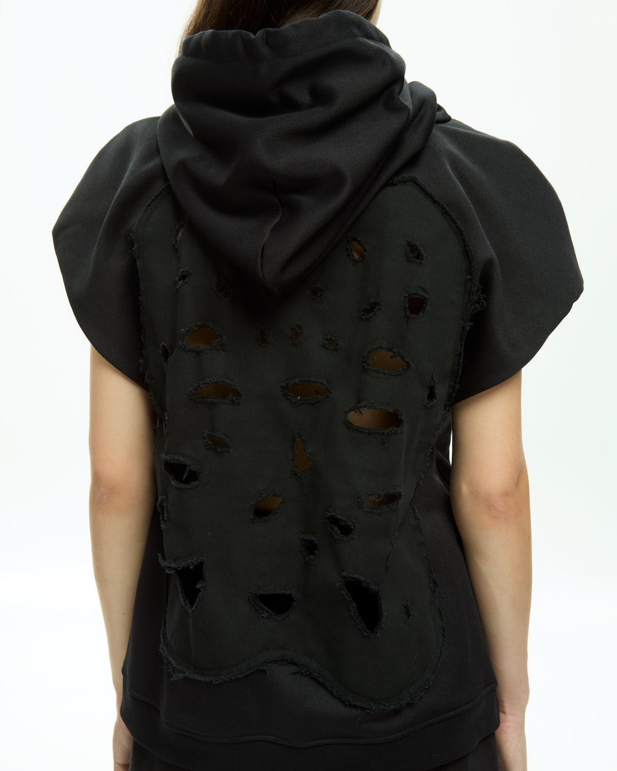 MLO Jersey con cappuccio NERO