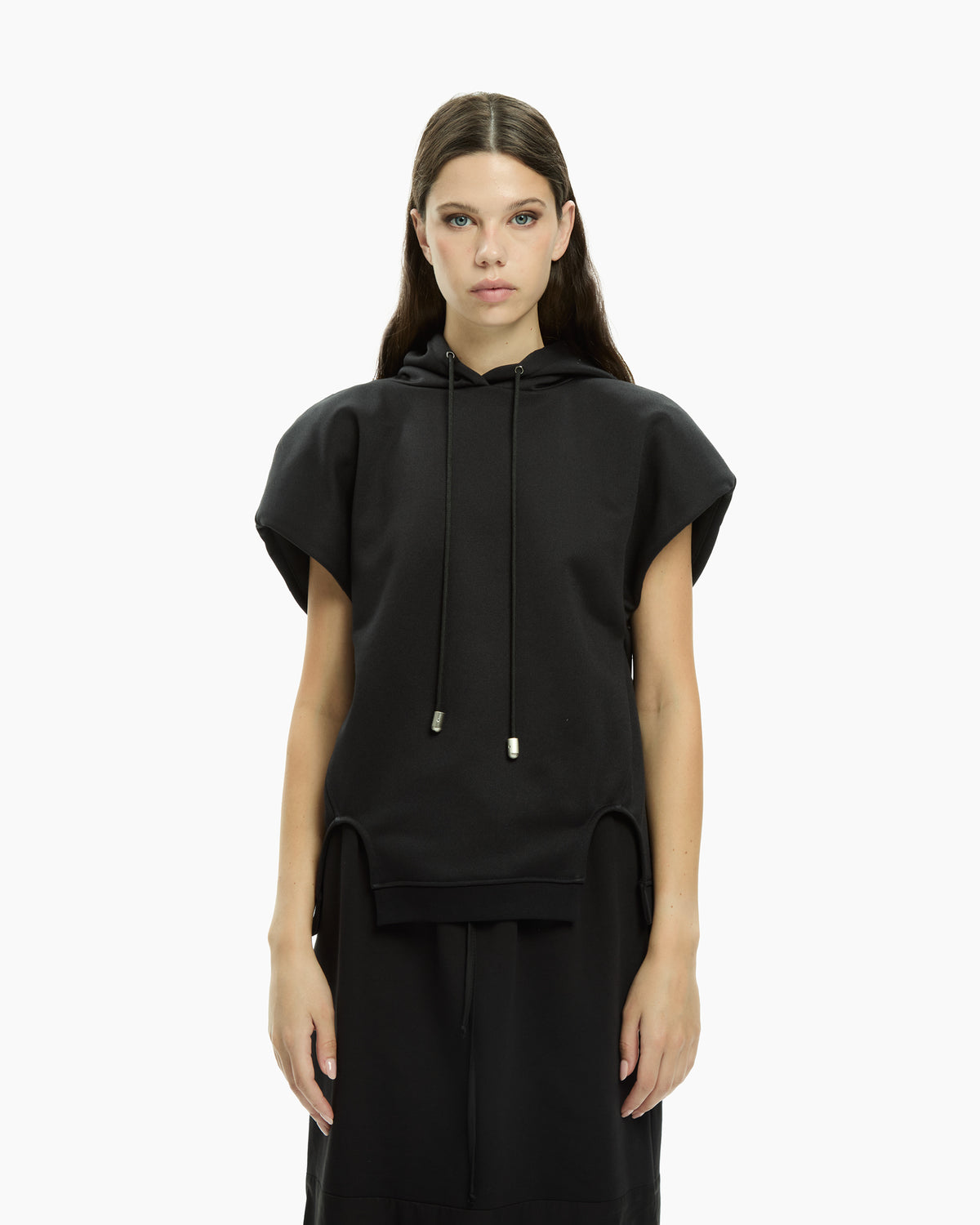 MLO Jersey con cappuccio NERO