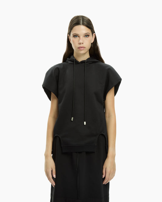 MLO Jersey con cappuccio NERO