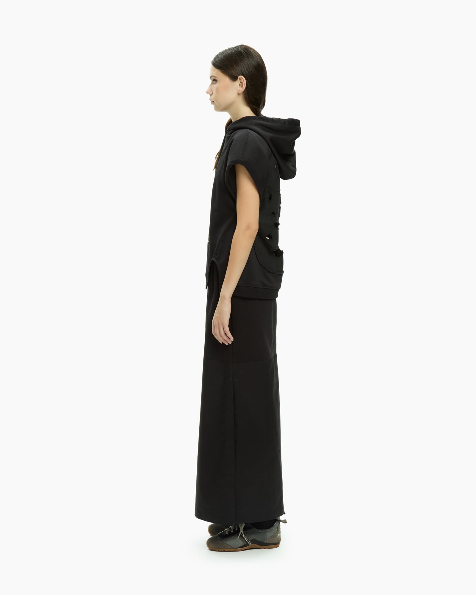 MLO Jersey con cappuccio NERO