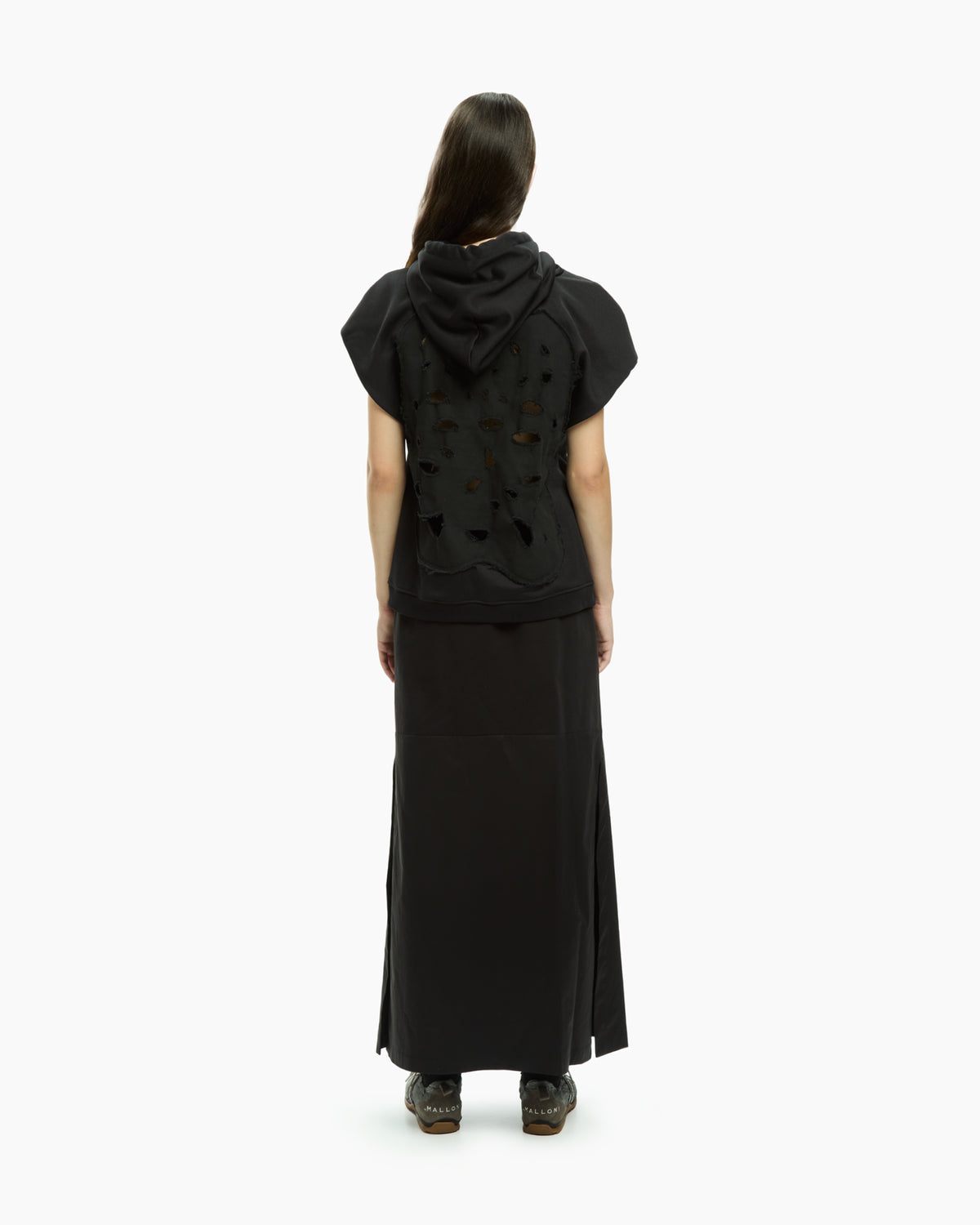 MLO Jersey con cappuccio NERO