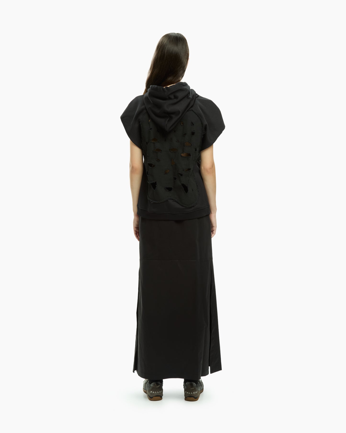 MLO Jersey con cappuccio NERO