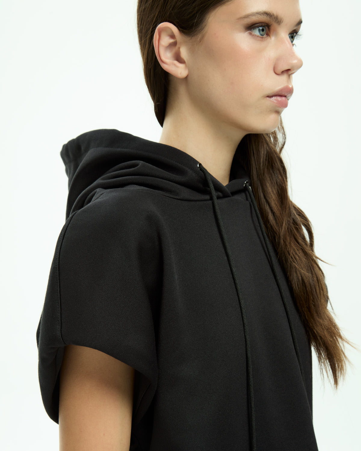 MLO Jersey con cappuccio NERO