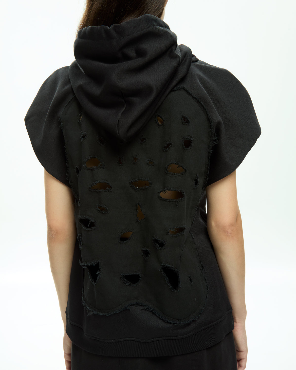 MLO Jersey con cappuccio NERO