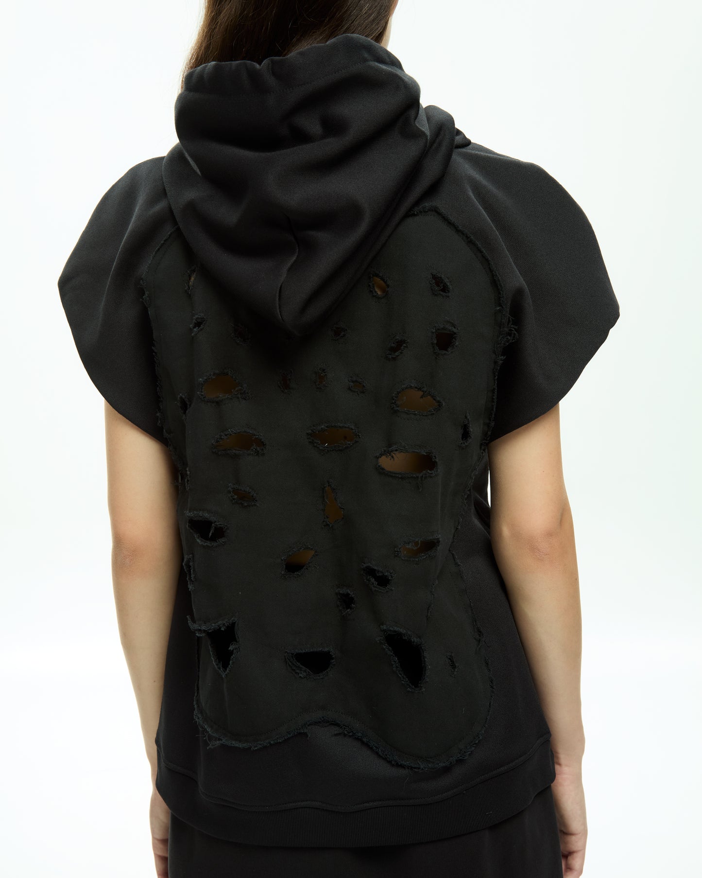 MLO Jersey con cappuccio NERO