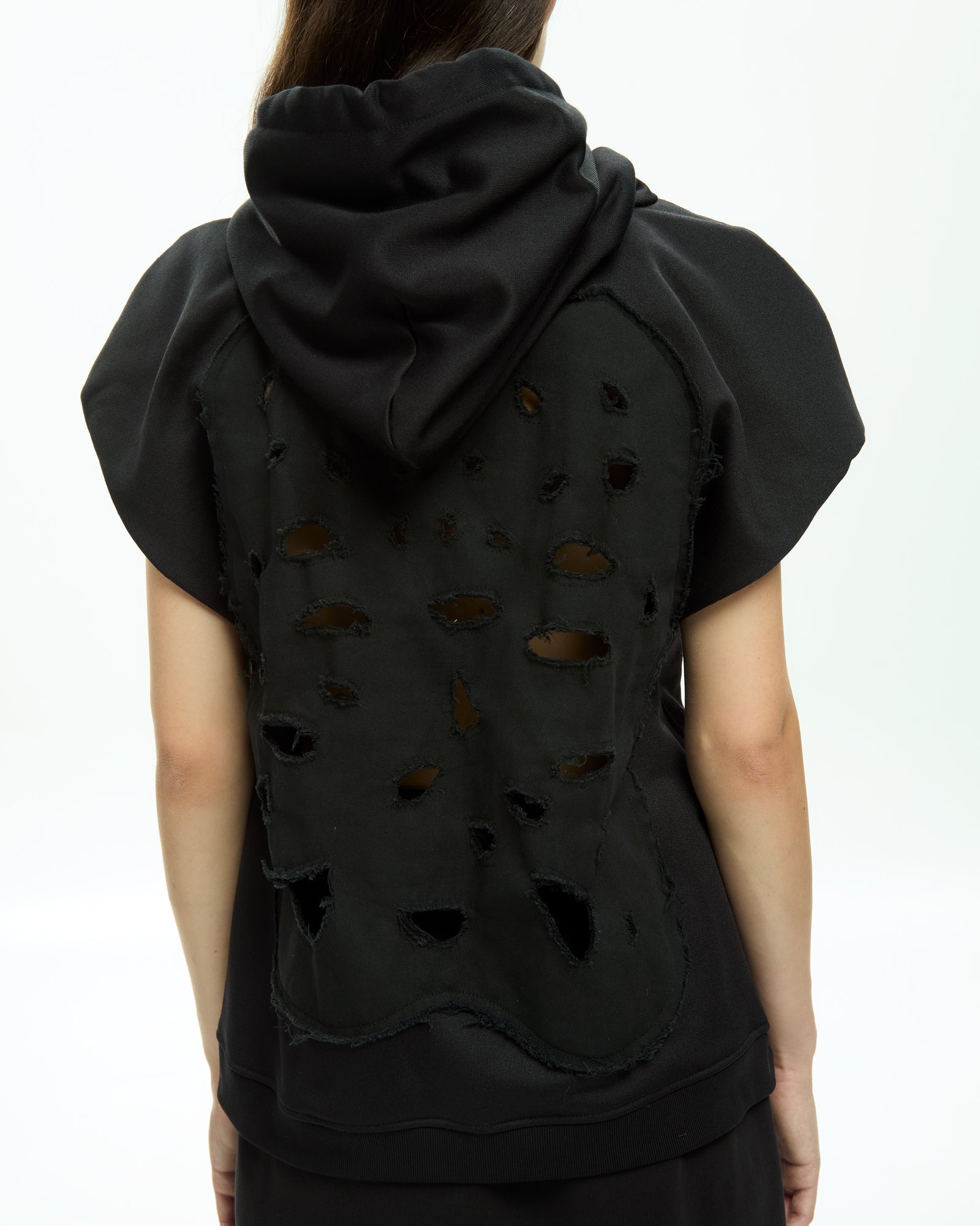MLO Jersey con cappuccio NERO