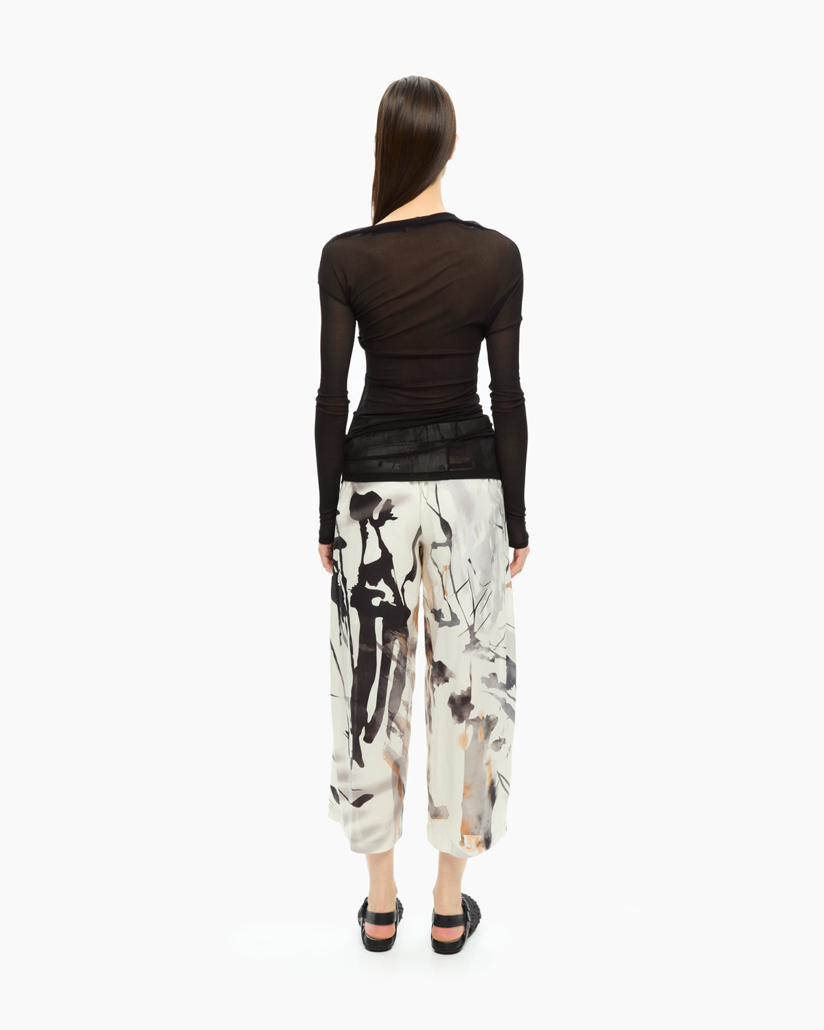 MLO Top con scollo ampio NERO