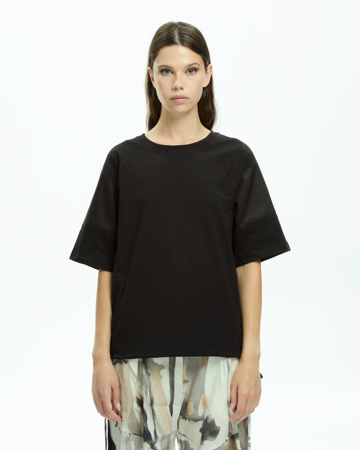 MLO T-shirt oversize  NERO
