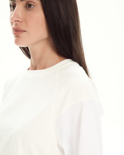 MLO T-shirt oversize  BIANCO