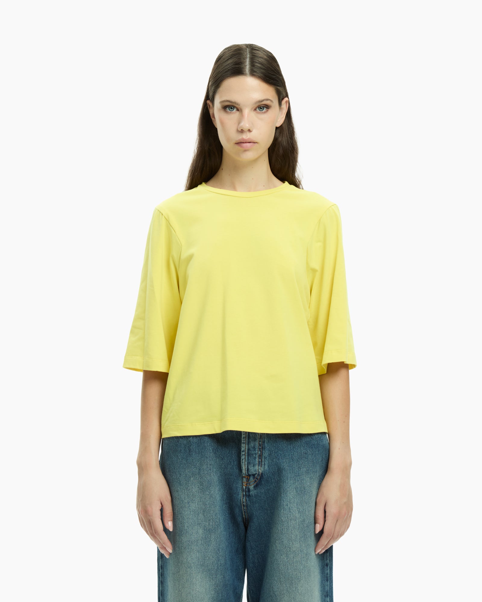 MLO Maglia girocollo  GIALLO