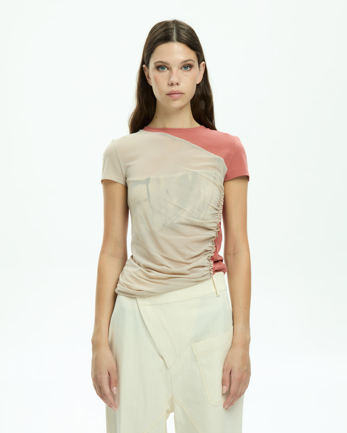 MLO Top in jersey ARANCIONE