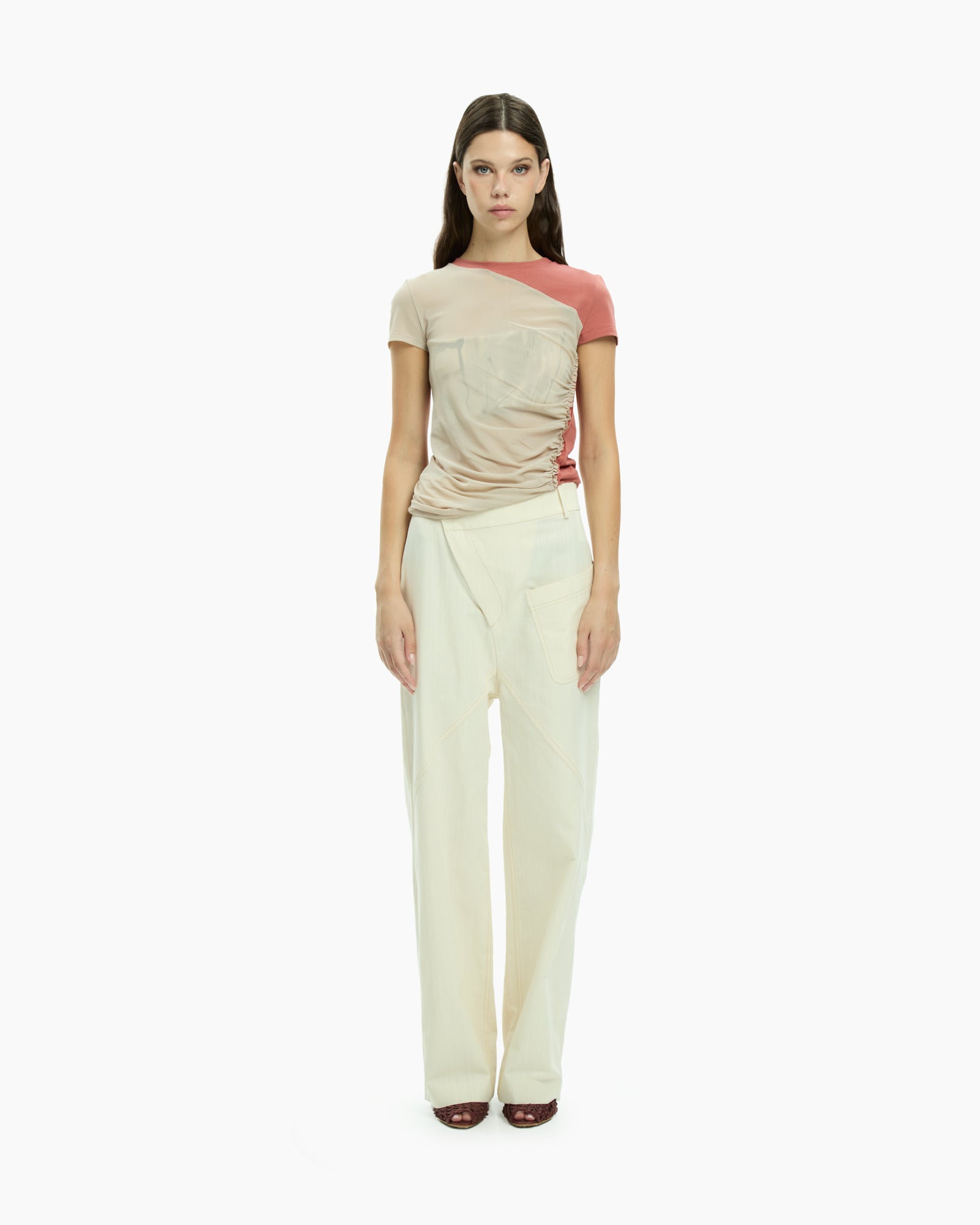 MLO Top in jersey ARANCIONE