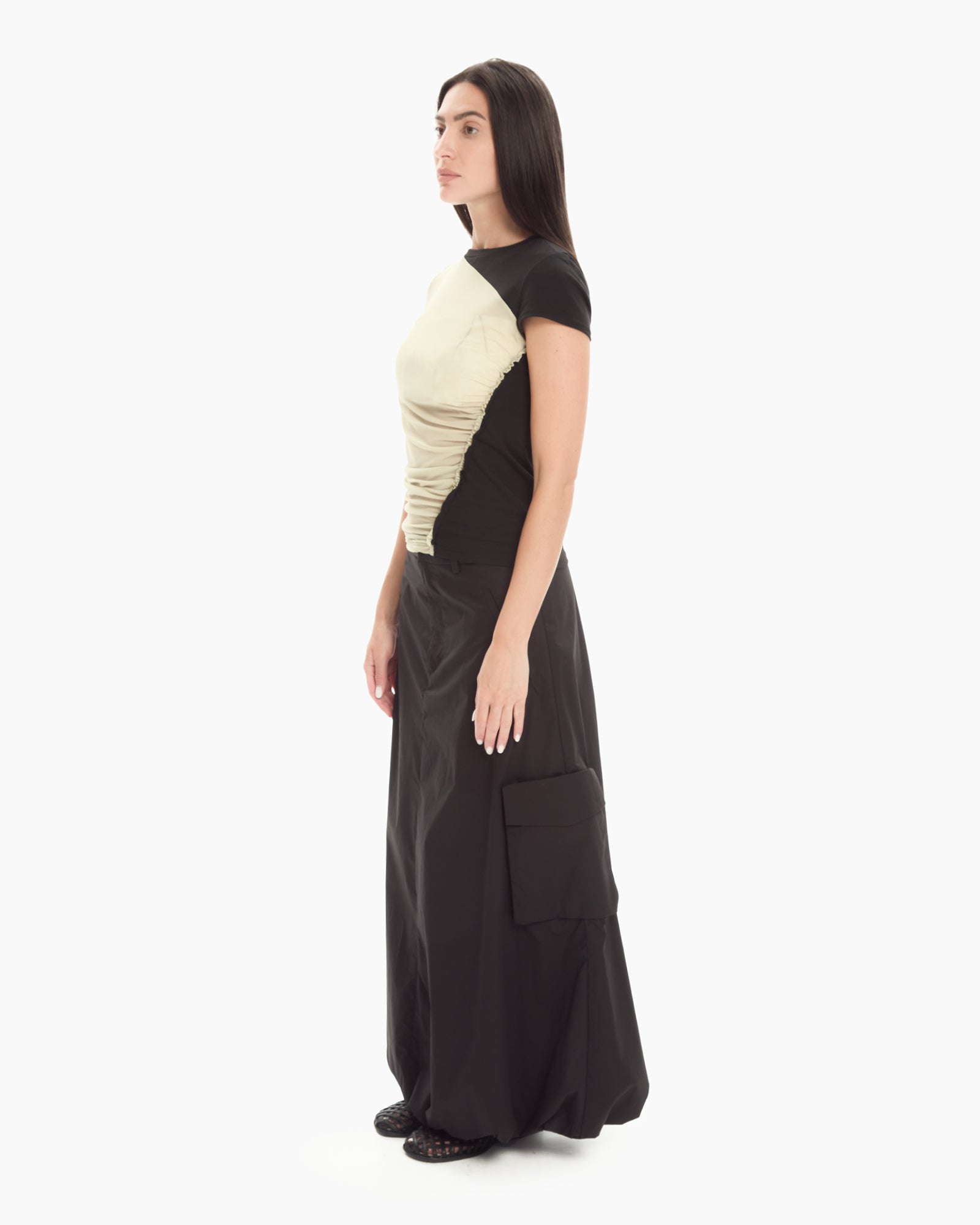 MLO Top in jersey NERO