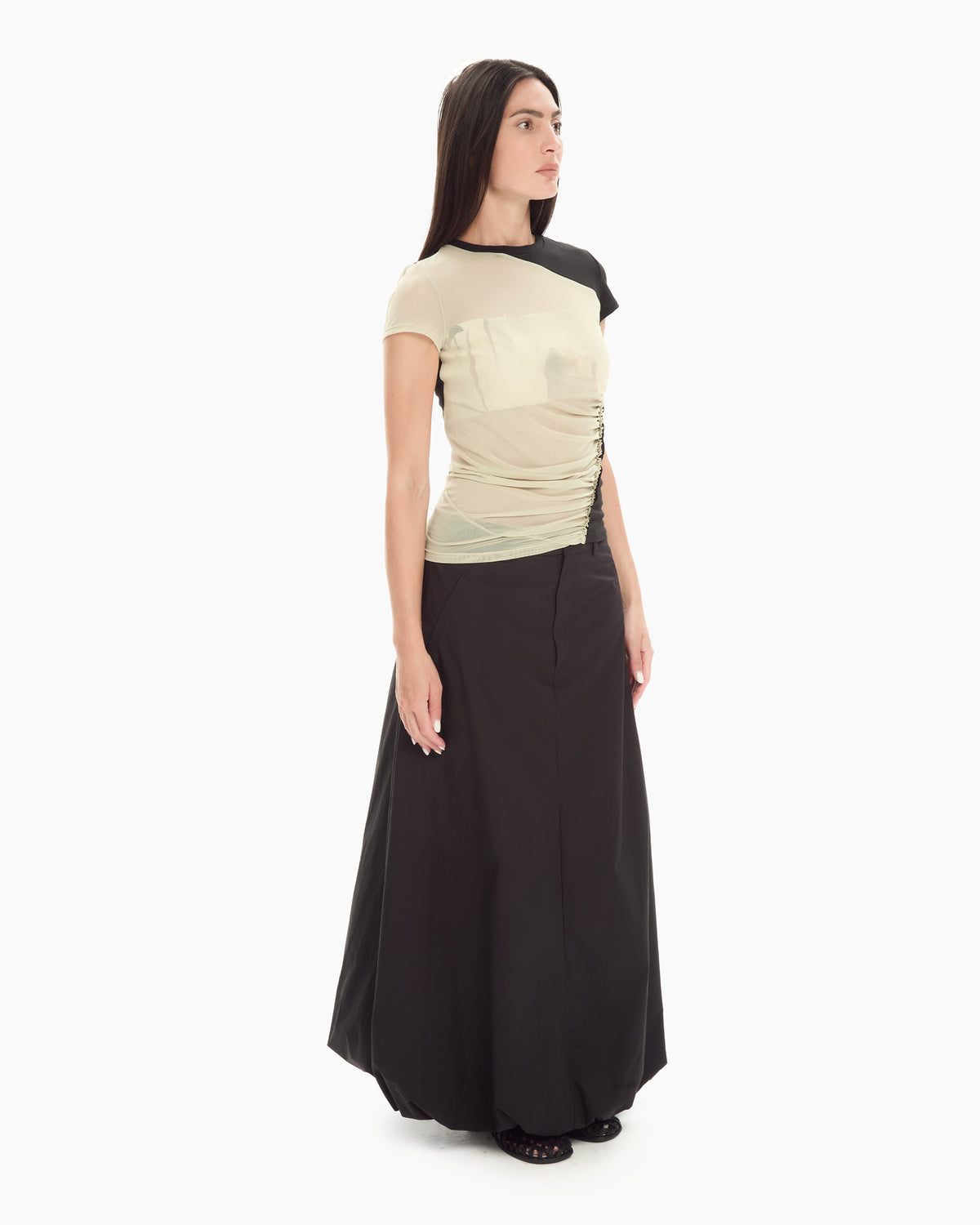 MLO Top in jersey NERO