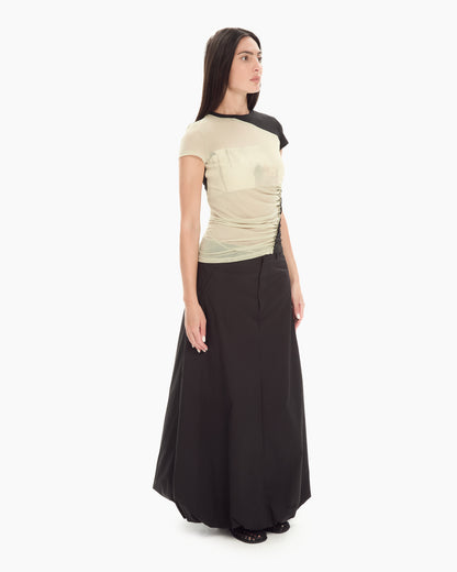 MLO Top in jersey NERO