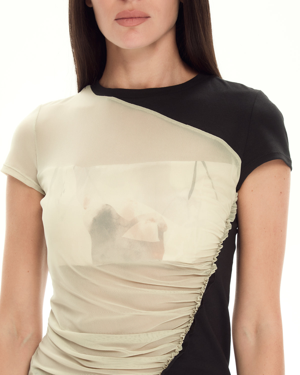 MLO Top in jersey NERO