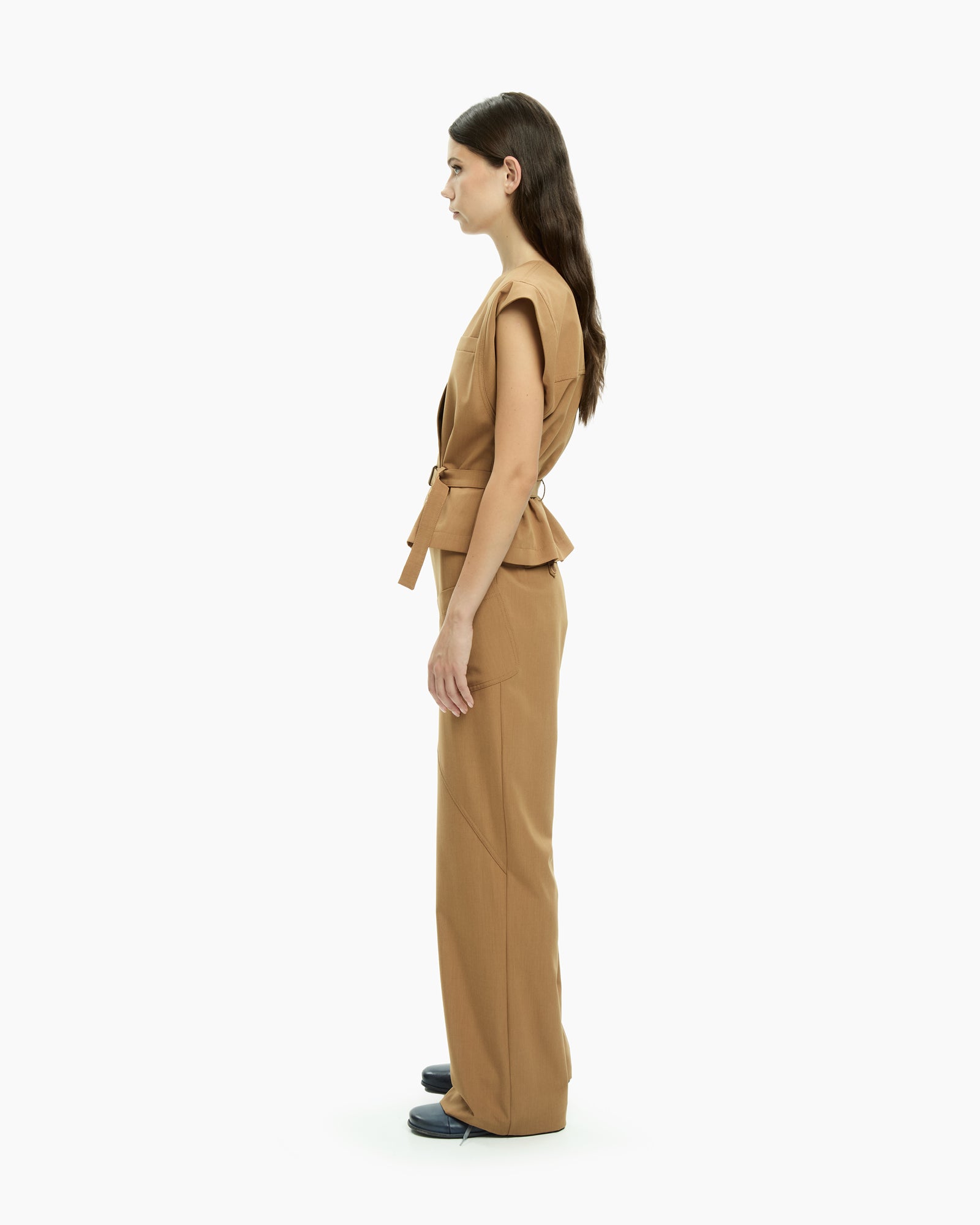 MLO Gilet con scollo a V BEIGE