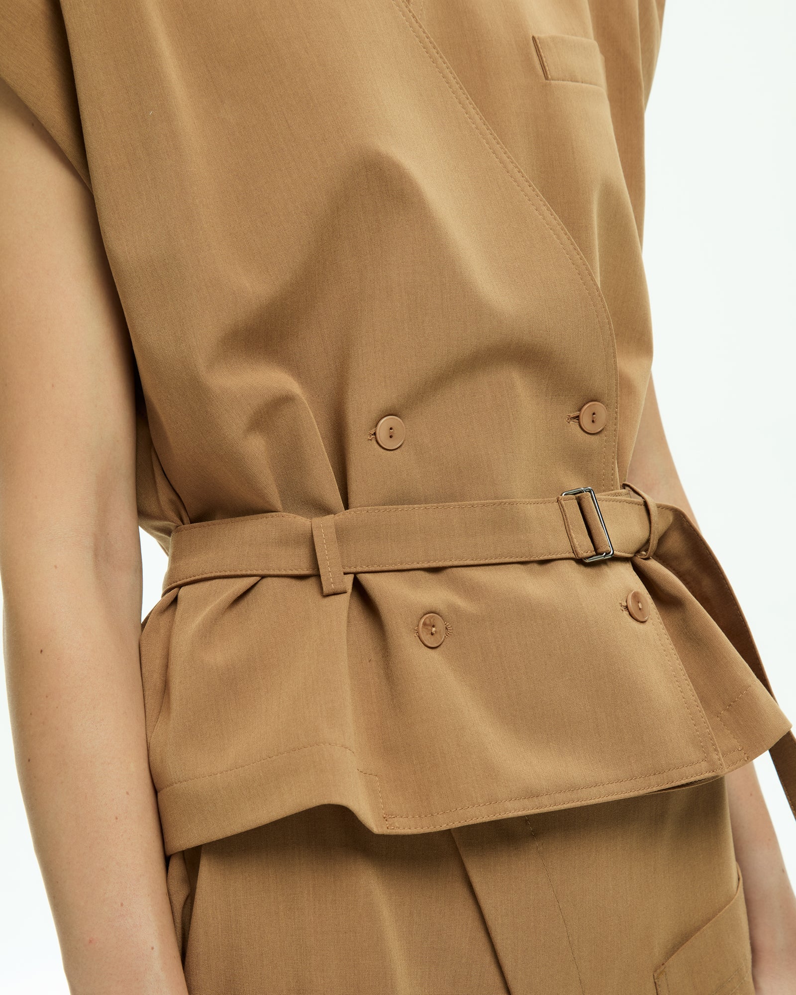MLO Gilet con scollo a V BEIGE
