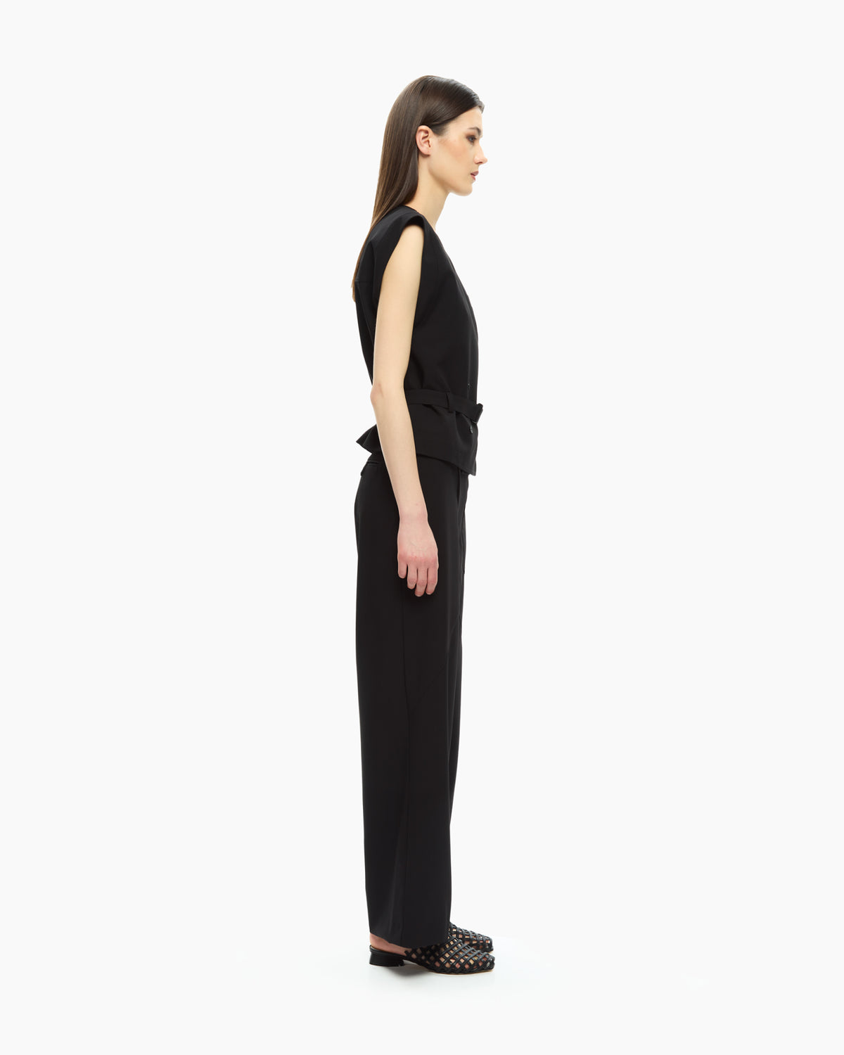 MLO Gilet con scollo a V NERO