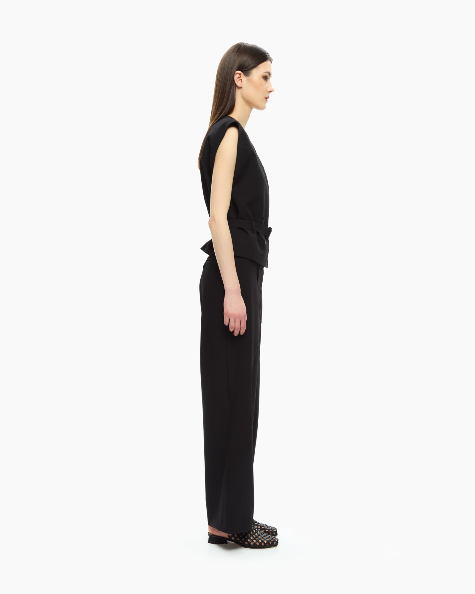 MLO Gilet con scollo a V NERO