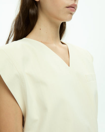 MLO Gilet con scollo a V BIANCO