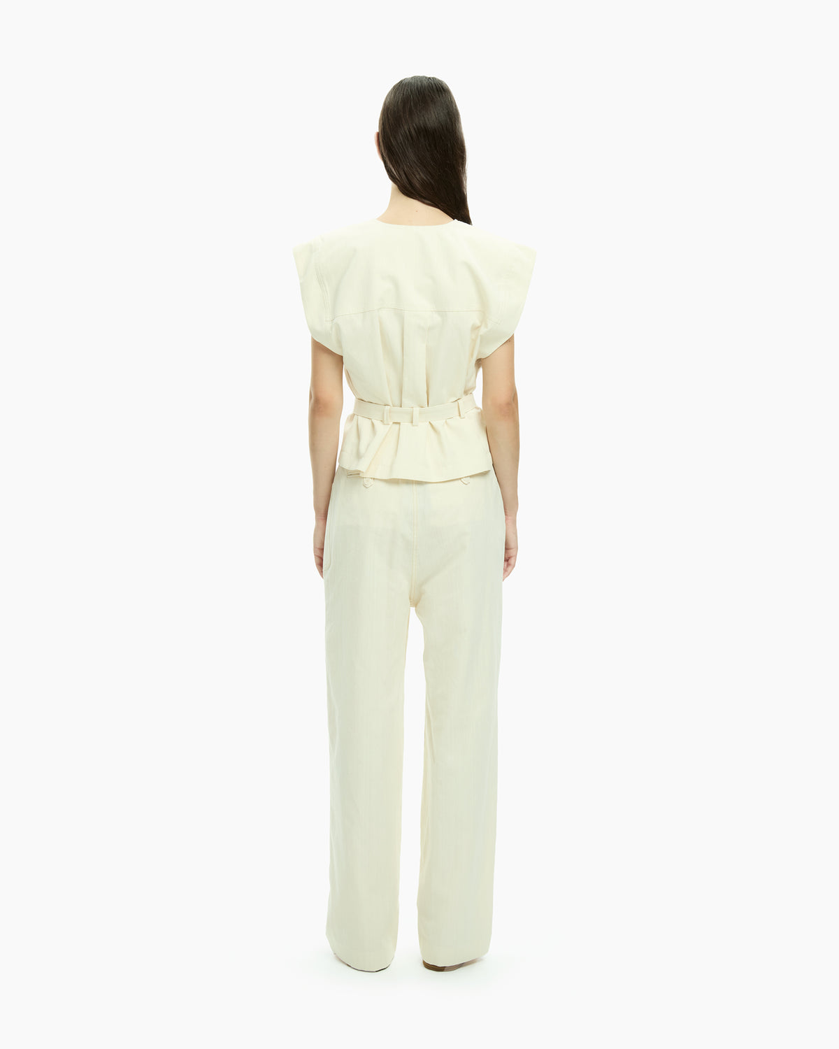 MLO Gilet con scollo a V BIANCO