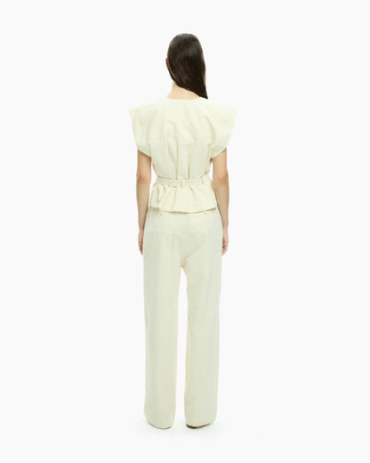MLO Gilet con scollo a V BIANCO