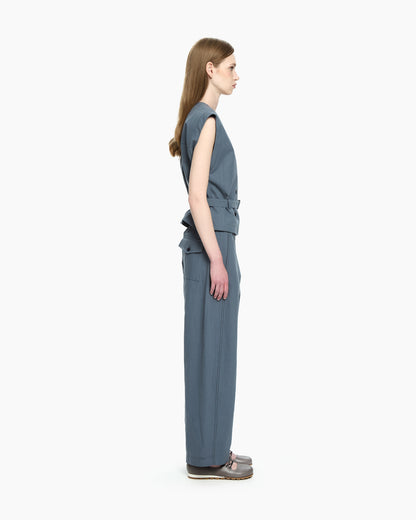 MLO Gilet con scollo a V CELESTE
