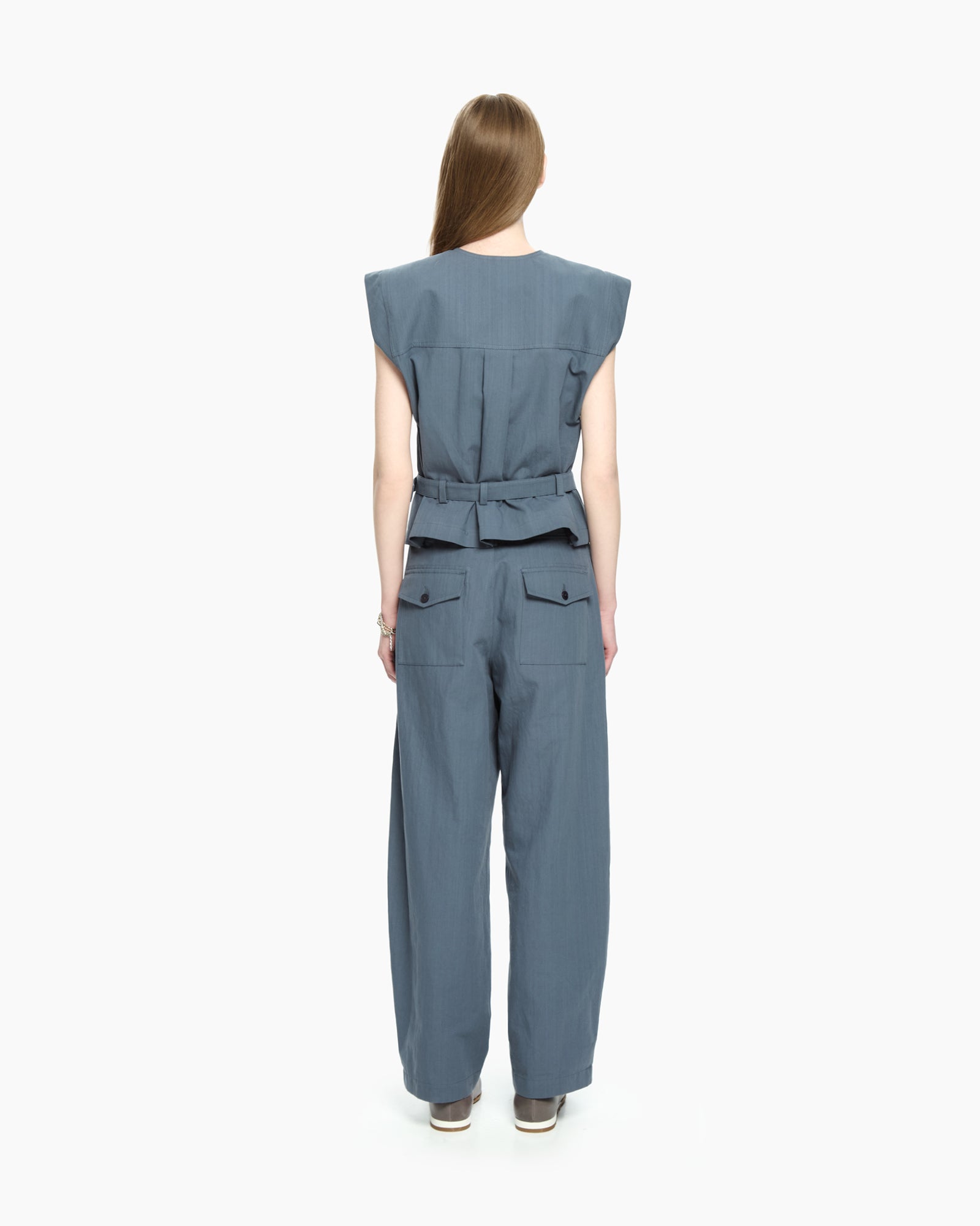 MLO Gilet con scollo a V CELESTE
