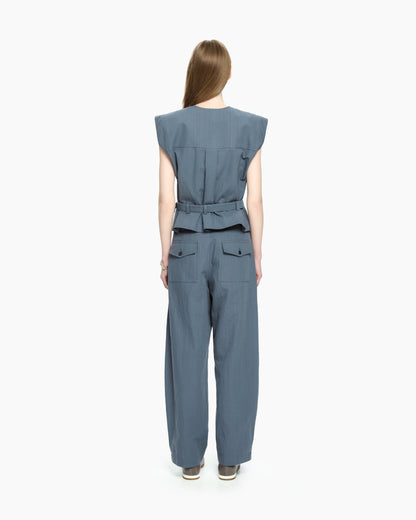MLO Gilet con scollo a V CELESTE