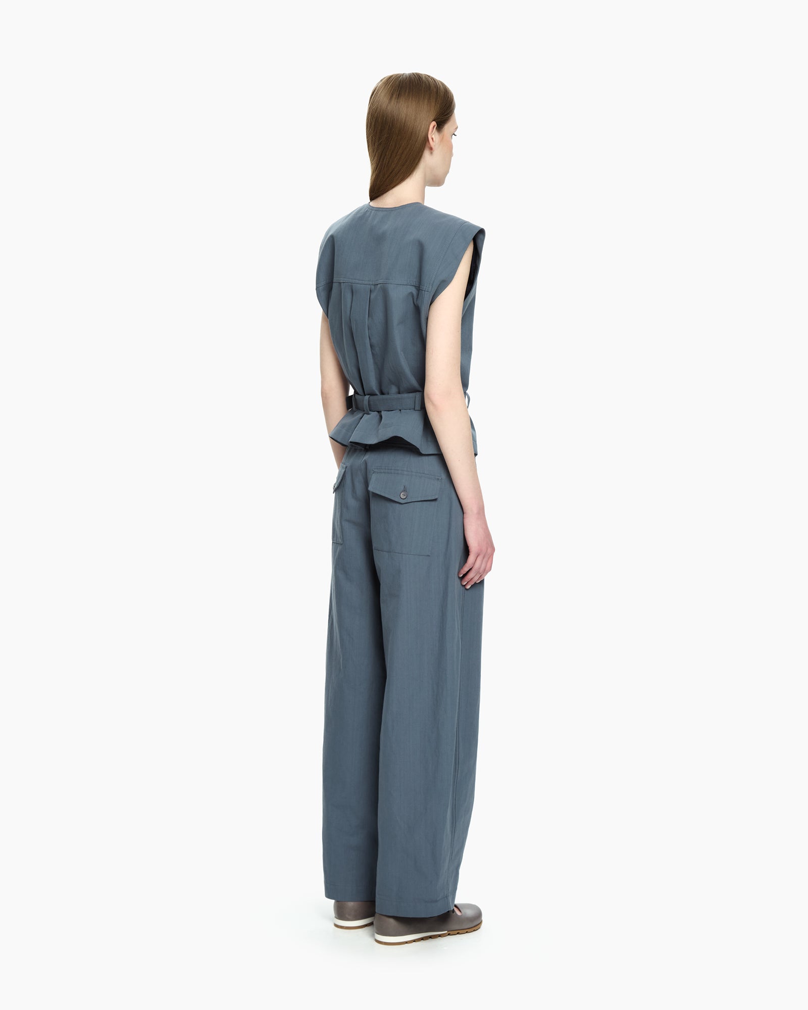 MLO Gilet con scollo a V CELESTE