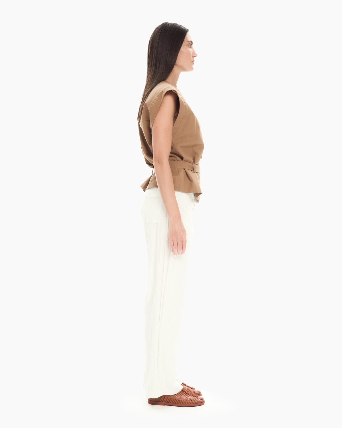 MLO Gilet con scollo a V BEIGE