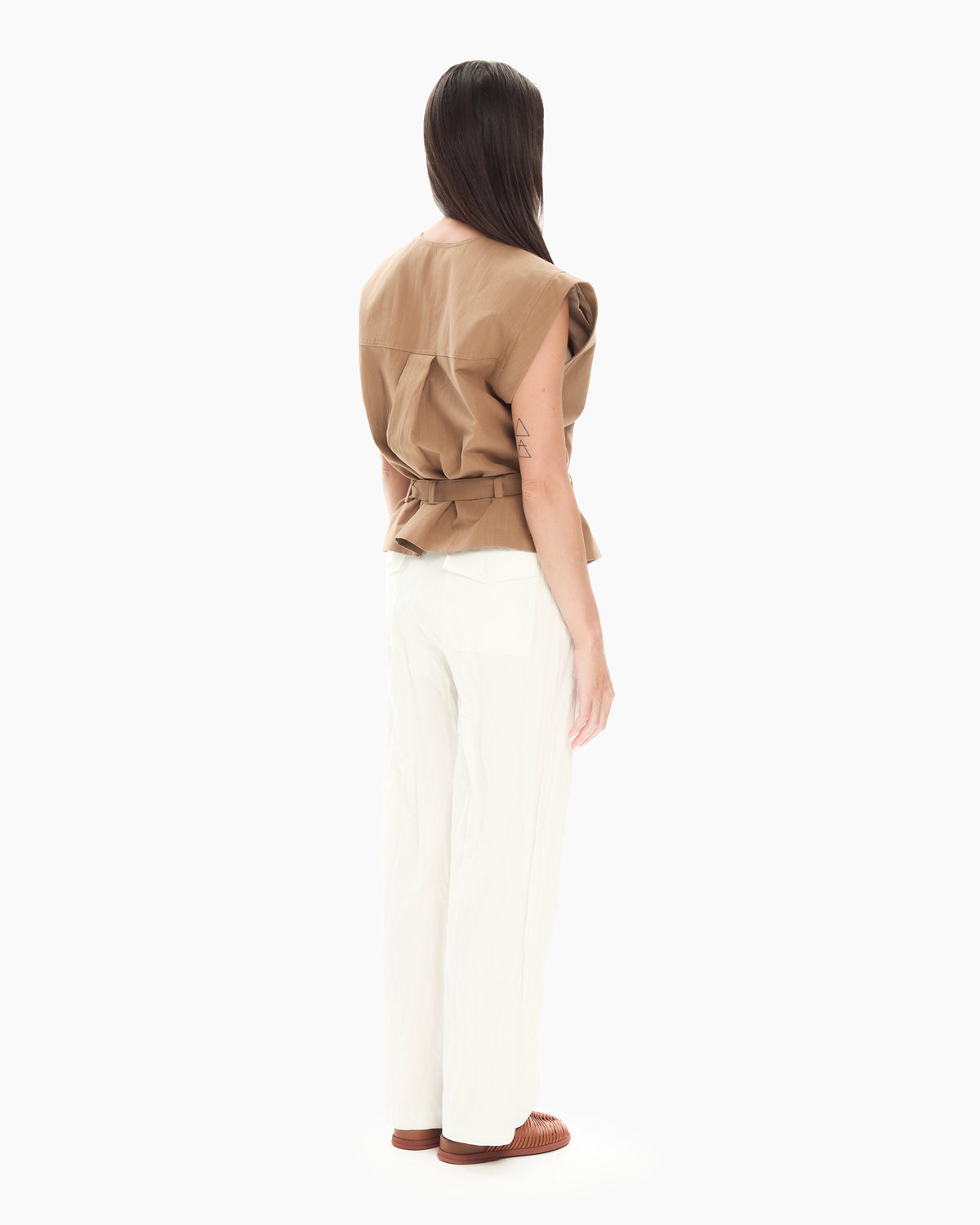 MLO Gilet con scollo a V BEIGE