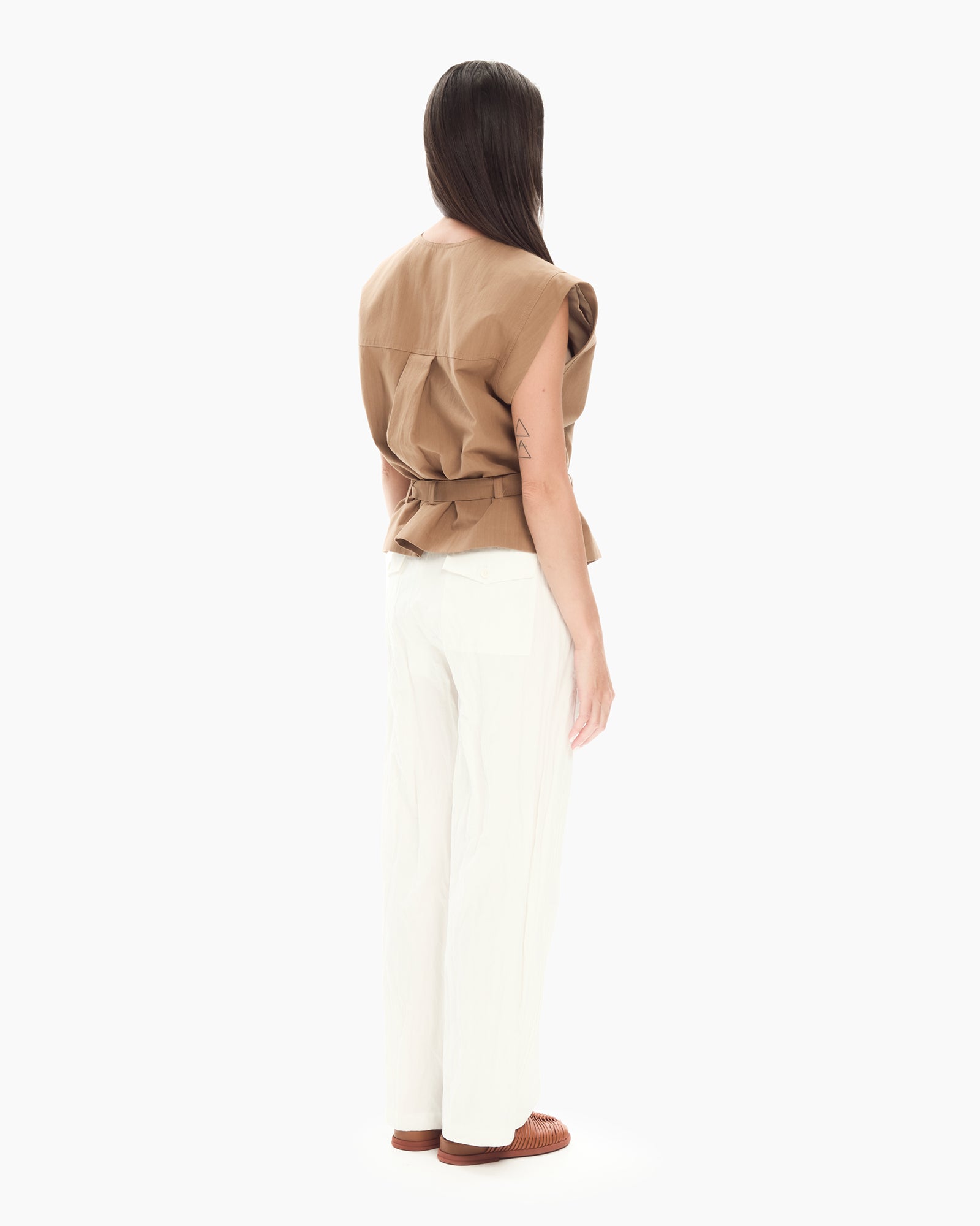 MLO Gilet con scollo a V BEIGE