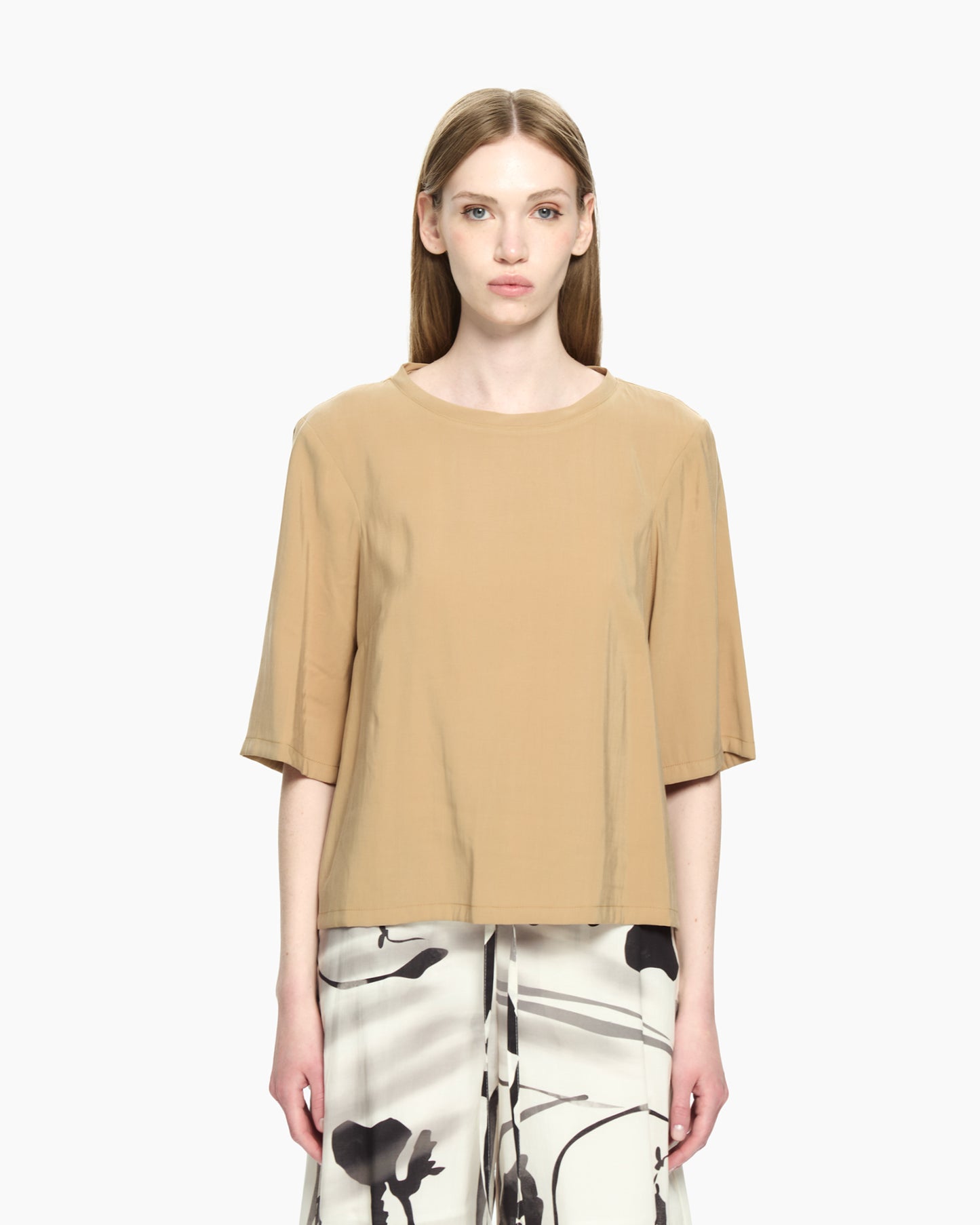 MLO Top fluido BEIGE