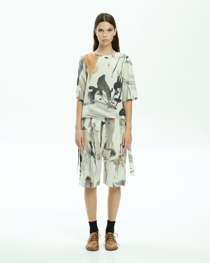 MLO Blusa con stampa astratta  MULTICOLOR