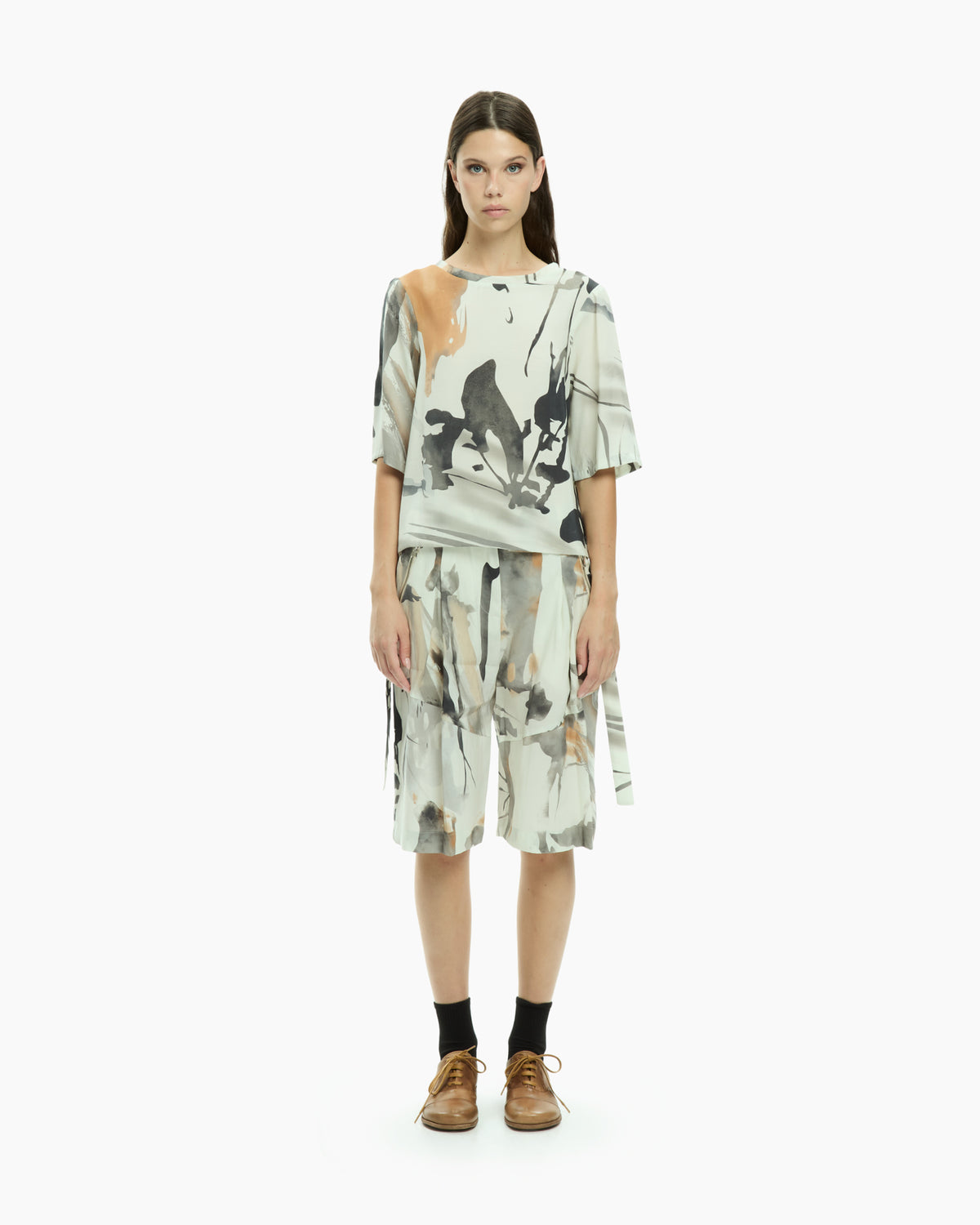 MLO Blusa con stampa astratta  MULTICOLOR