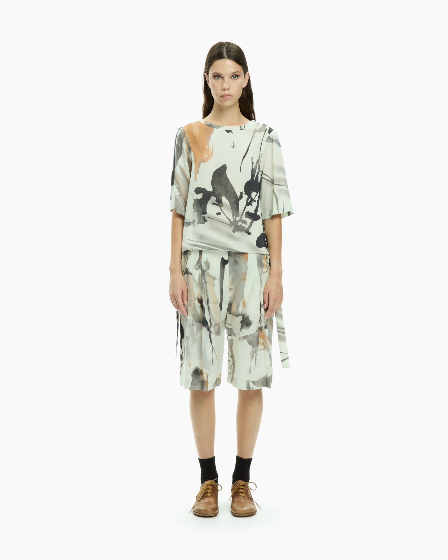 MLO Blusa con stampa astratta  MULTICOLOR