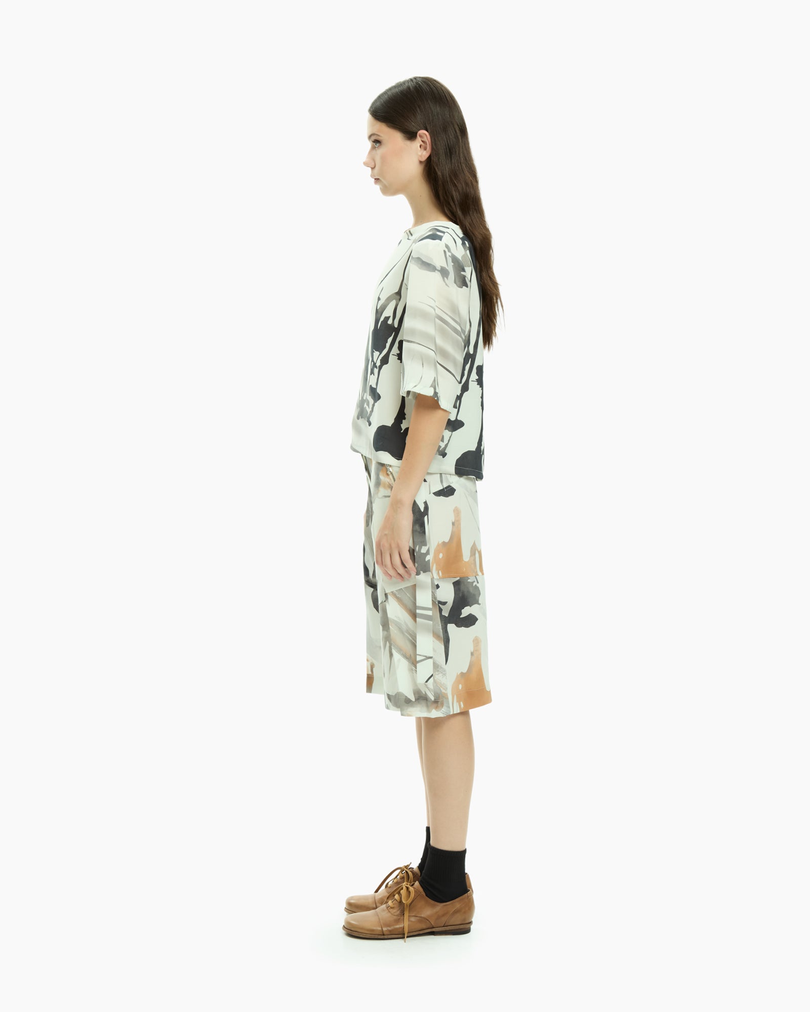 MLO Blusa con stampa astratta  MULTICOLOR