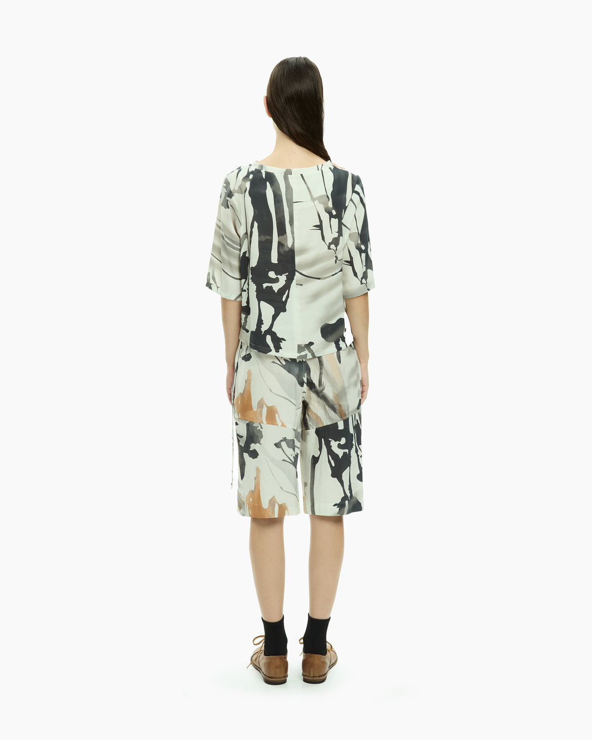 MLO Blusa con stampa astratta  MULTICOLOR