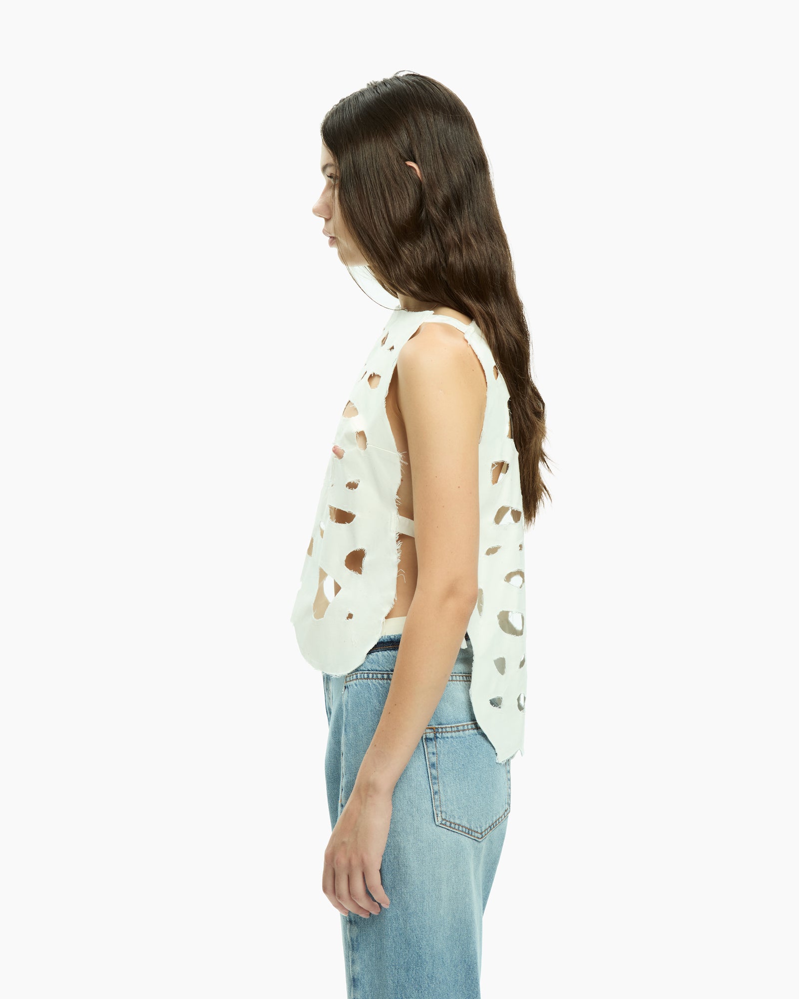 MLO Top senza maniche BEIGE