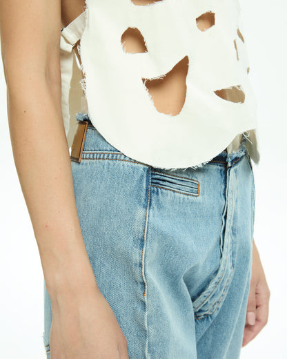 MLO Top senza maniche BEIGE
