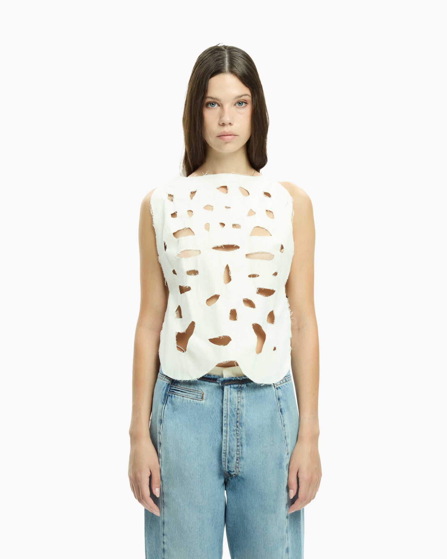 MLO Top senza maniche BEIGE