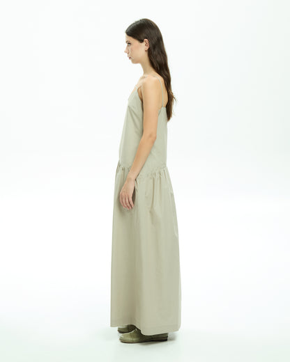 MLO Abito lungo con cut-out GRIGIO