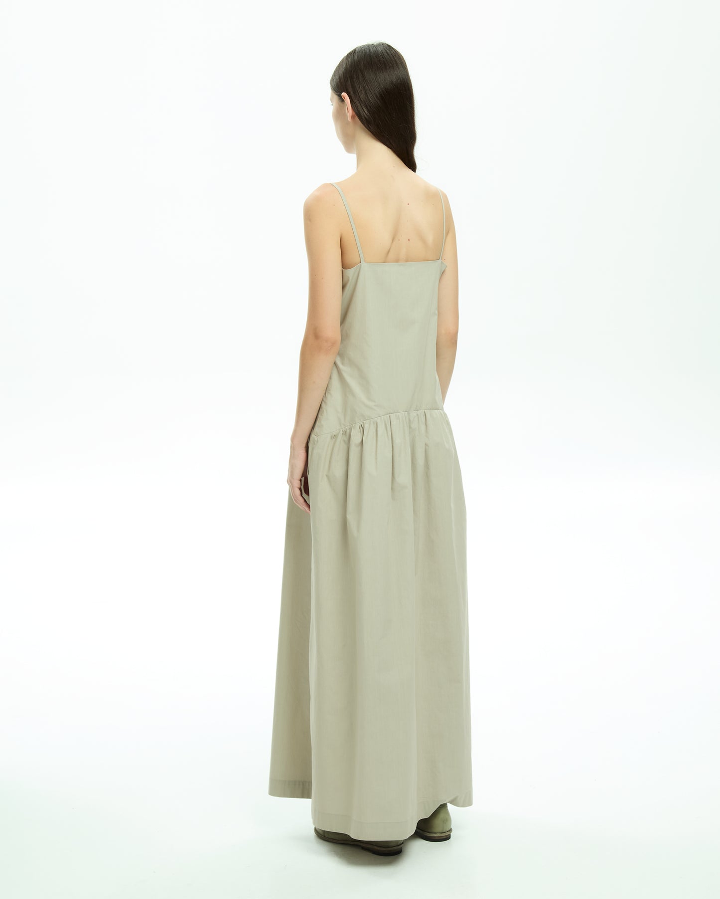 MLO Abito lungo con cut-out GRIGIO