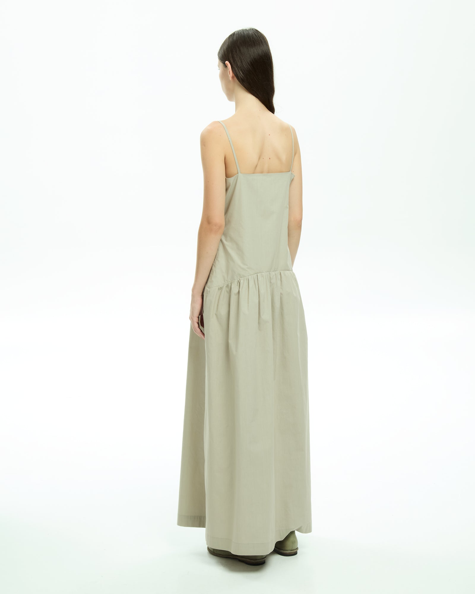 MLO Abito lungo con cut-out GRIGIO