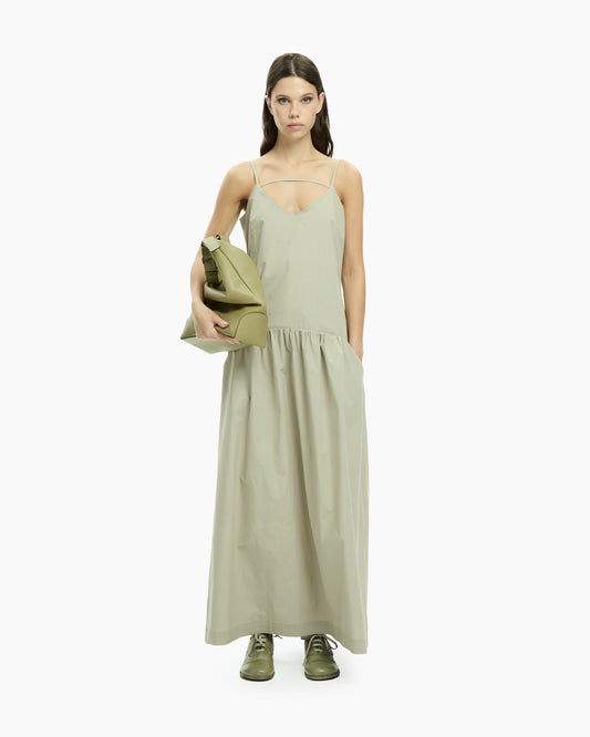 MLO Abito lungo con cut-out GRIGIO